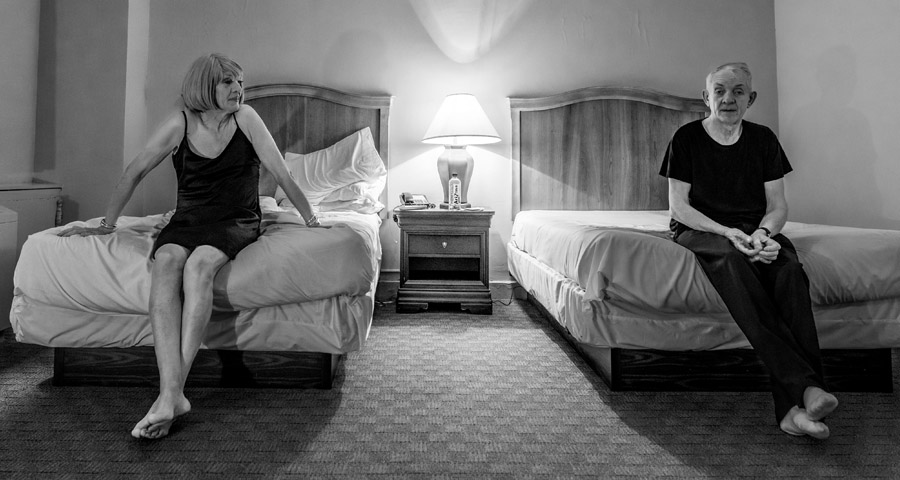 Hotel Pennsylvania: portrait of Dawn and Brian, 2017