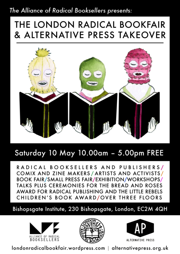 Radical London Bookfair this Saturday